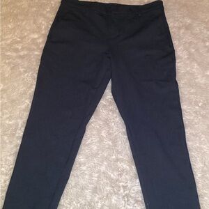 Liverpool navy blue ankle stretchy pants size 14